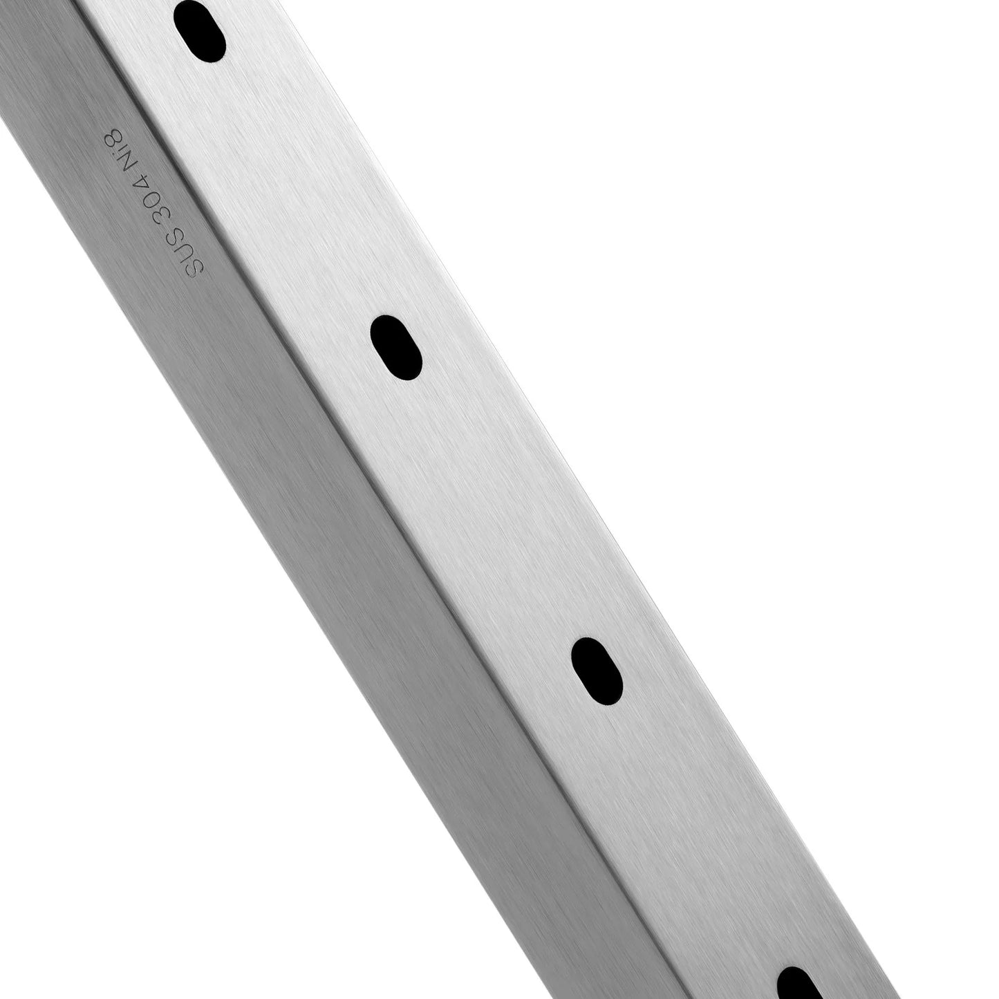 VEVOR Stainless Steel Cable Railing Post for Deck and Stair Applications, Pre-Drilled with Mounting Bracket, 36" x 0.98" x 1.97", Silver Finish